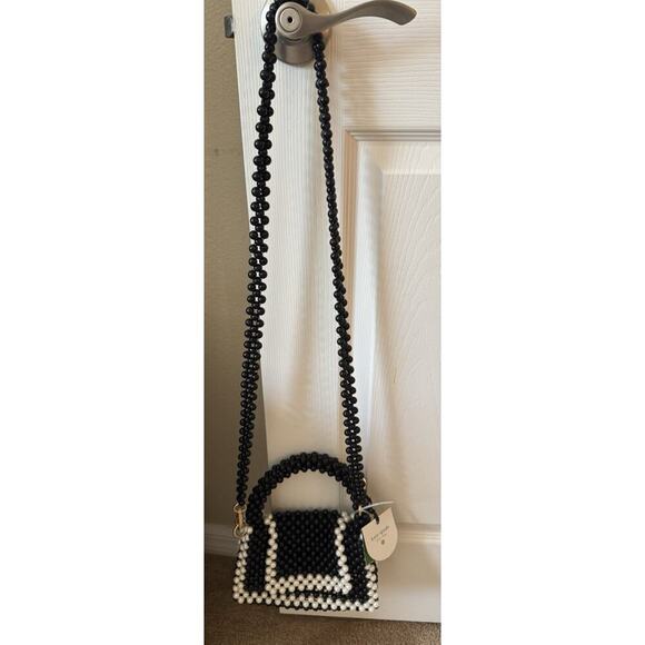 Kate Spade x Target Beaded Black Handbag NEW - Picture 4 of 4
